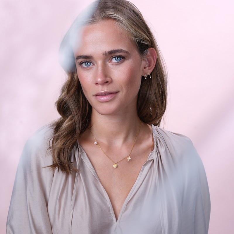 Joanli Nor SELINANOR halskæde i forgyldt sølv model